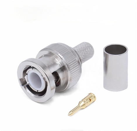 BNC Crimp Connector for RG59 Coaxial Cable