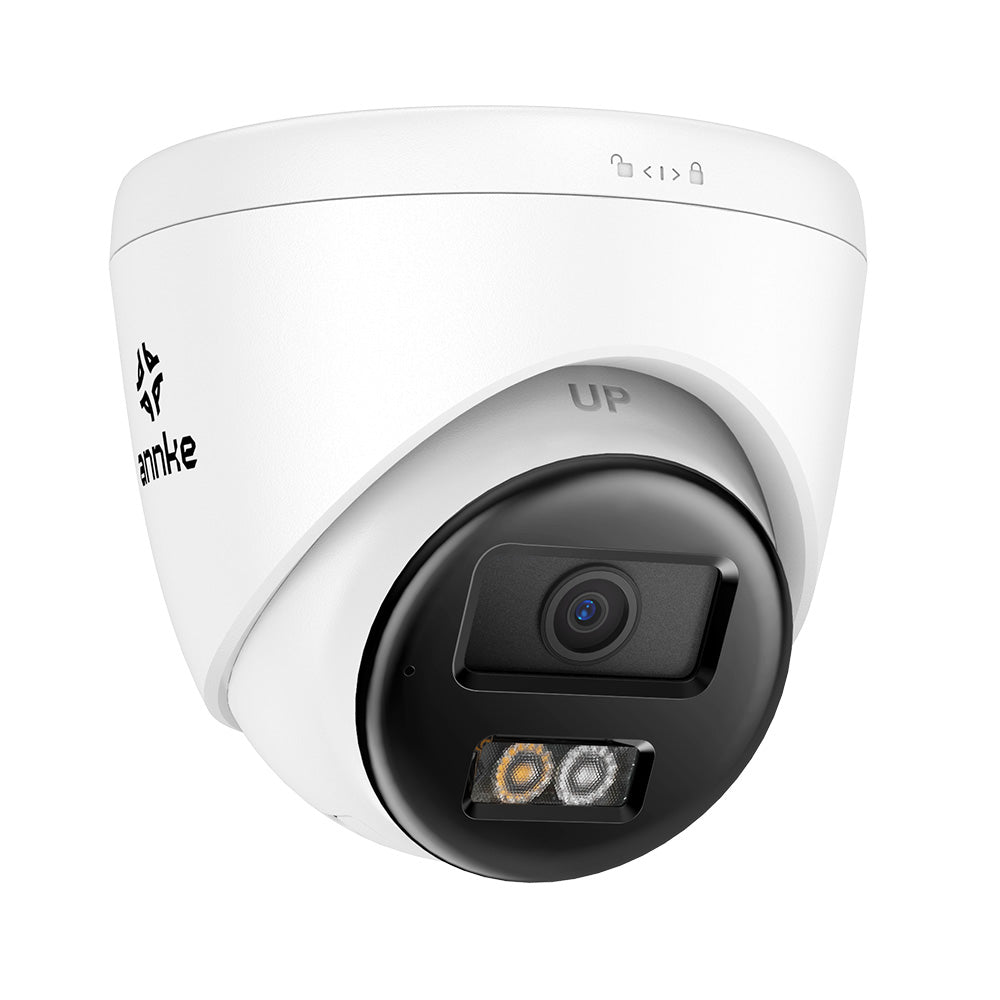 ANNKE I51ES 3K white turret camera; eight supplied in this bundle