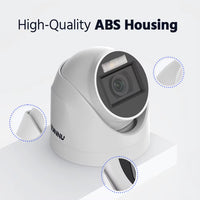 ANNKE 3K(5MP) TVI Audio & Smart Dual Light Security Camera Indoor Analog CCTV Camera Outdoor IP67 Weatherproof