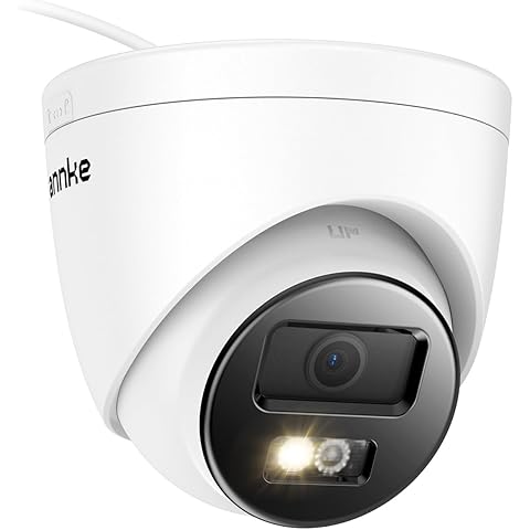 ANNKE 4K 8MP I91DS for Home and Business Surveillance PoE IP Camera with AI Smart Hybrid Light Dual-way Audio Alarm RTSP CCTV Camera