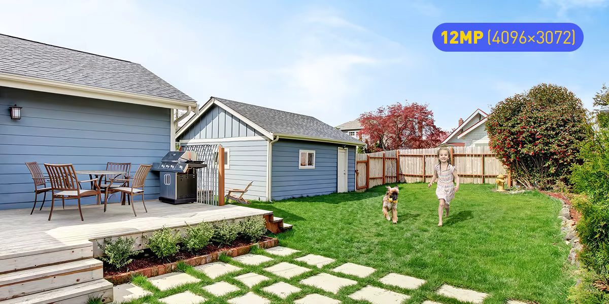 ANNKE C1200 12MP for Business Surveillance PoE IP Security Camera AI Smart Hybrid Light up to 256GB SD Card Slot CCTV Camera