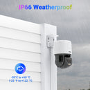 ANNKE NCPT500 3K 5MP for Home Surveillance PoE IP Security Camera Two-way Audio Speaker