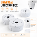 Universal Waterproof ABS CCTV Camera Junction Box for Dome Cameras – Compatible with ANNKE & Other Leading Brands