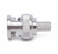 Connector BNC Male Connector BNC-C-J-4 for Crimping 50-4/LMR240 Coaxial Cable