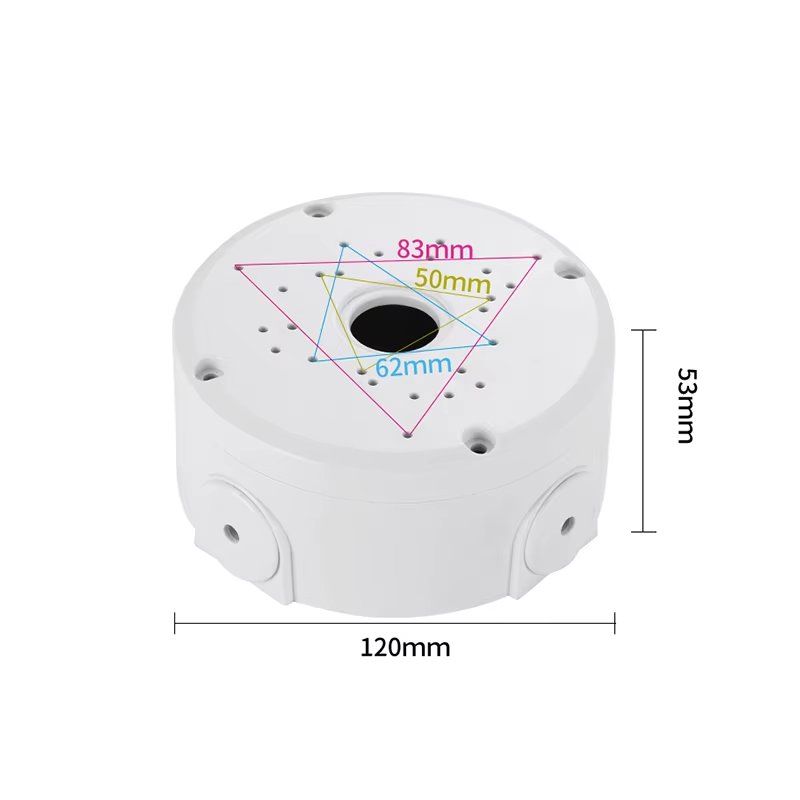Universal Waterproof ABS CCTV Camera Junction Box for Dome Cameras – Compatible with ANNKE & Other Leading Brands