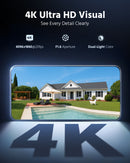 FCD800 - 8MP UHD Dual-Lens Outdoor PoE Security Camera, 180° Panoramic View, Smart Dual Light Night Vision, Two-Way Audio, Active Siren & Alarm, Human & Vehicle Detection, IP67