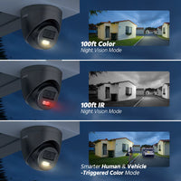 ANNKE AC500 3K 5MP Security Camera Smart Dual Light AI Human Vehicle Detection POE IP Camera Full Color CCTV Camera