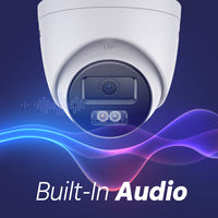 ANNKE 3K AI Smart Dual Light Microphone PoE IP Turret Security Camera SD Slot H.265+ IP67 CCTV Surveillance