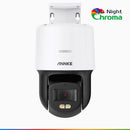 ANNKE NCPT500 3K 5MP for Home Surveillance PoE IP Security Camera Two-way Audio Speaker