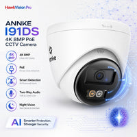 ANNKE I91DS 4K PoE camera; four included in the bundle