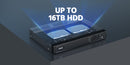 ANNKE 12MP 16CH H.265+ IP NVR Video CCTV POE Recorder for Home Security System