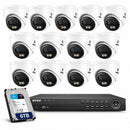 ANNKE 4K CCTV kit with thirteen I91DS cameras, N96PBH 16-channel PoE NVR and 6TB Seagate SkyHawk hard drive