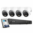 ANNKE 4K CCTV kit with four I91DS cameras, N98PBK 8-channel PoE NVR and 4TB Seagate SkyHawk hard drive
