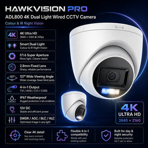 ANNKE ADL800 4K 8MP Smart Dual Light Analogue CCTV Camera
