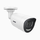 ANNKE C800X 4K PoE turret security camera with two-way audio and siren strobe alarm