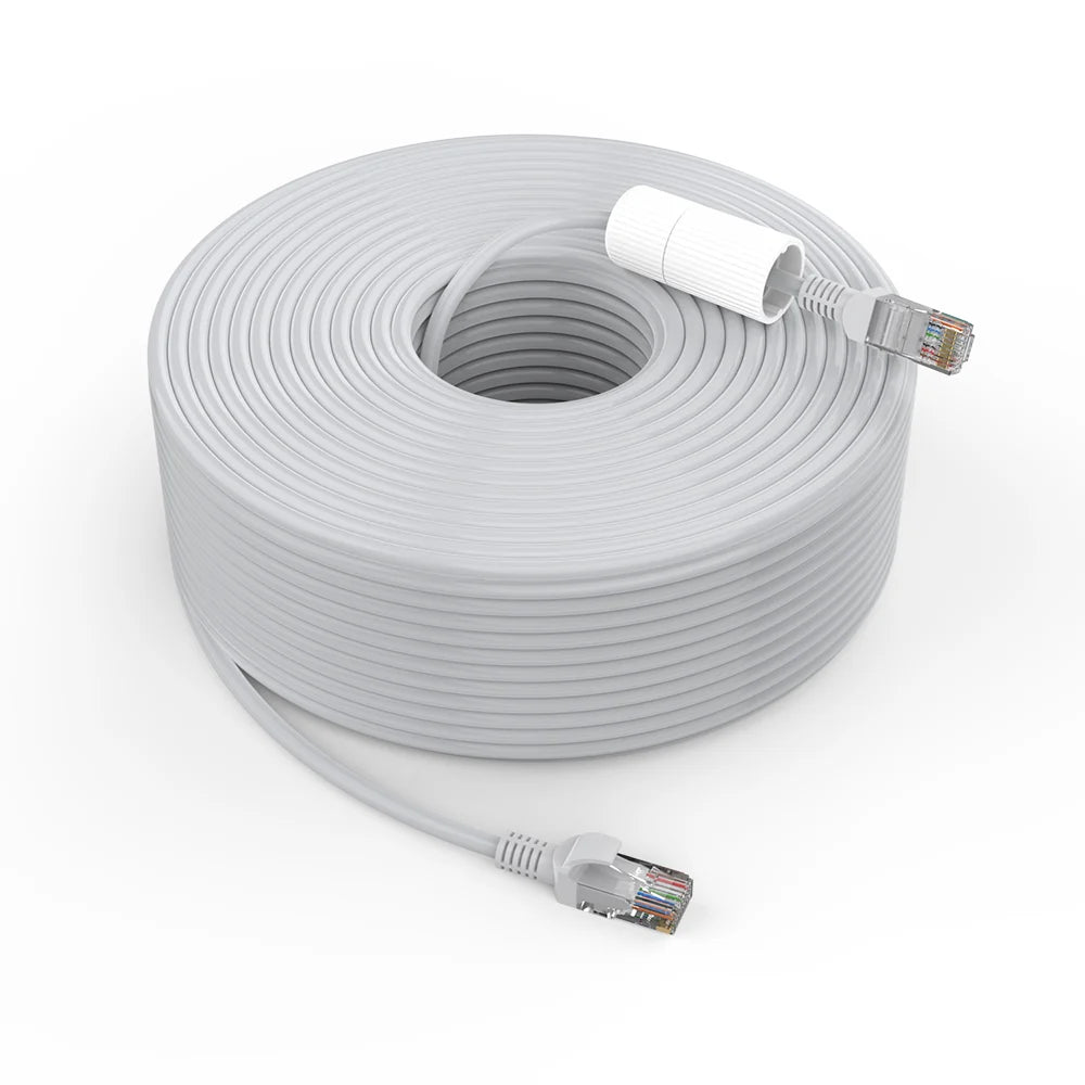 ANNKE Cat5e Ethernet network cable coiled with RJ45 connectors