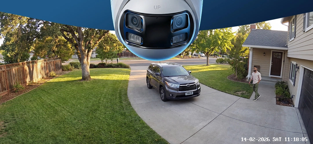 ANNKE FCD800P dual-lens camera 180-degree panoramic coverage