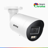 ANNKE NCBR800 4K NightChroma PoE camera with red and blue deterrent lights