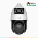 ANNKE NCT425 4MP dual lens PTZ PoE security camera with 25x optical zoom