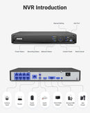 ANNKE 8CH 12MP for Professional Surveillance NVR H.265+ PoE Network Video Recorder