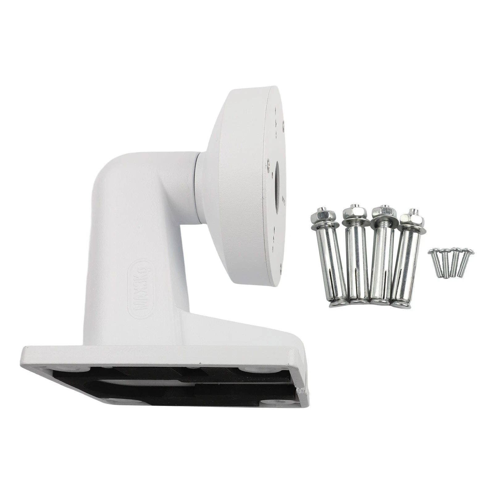 Universal Aluminum Alloy Wall Mount Bracket for Dome CCTV Cameras | Compatible with ANNKE & Other Brands