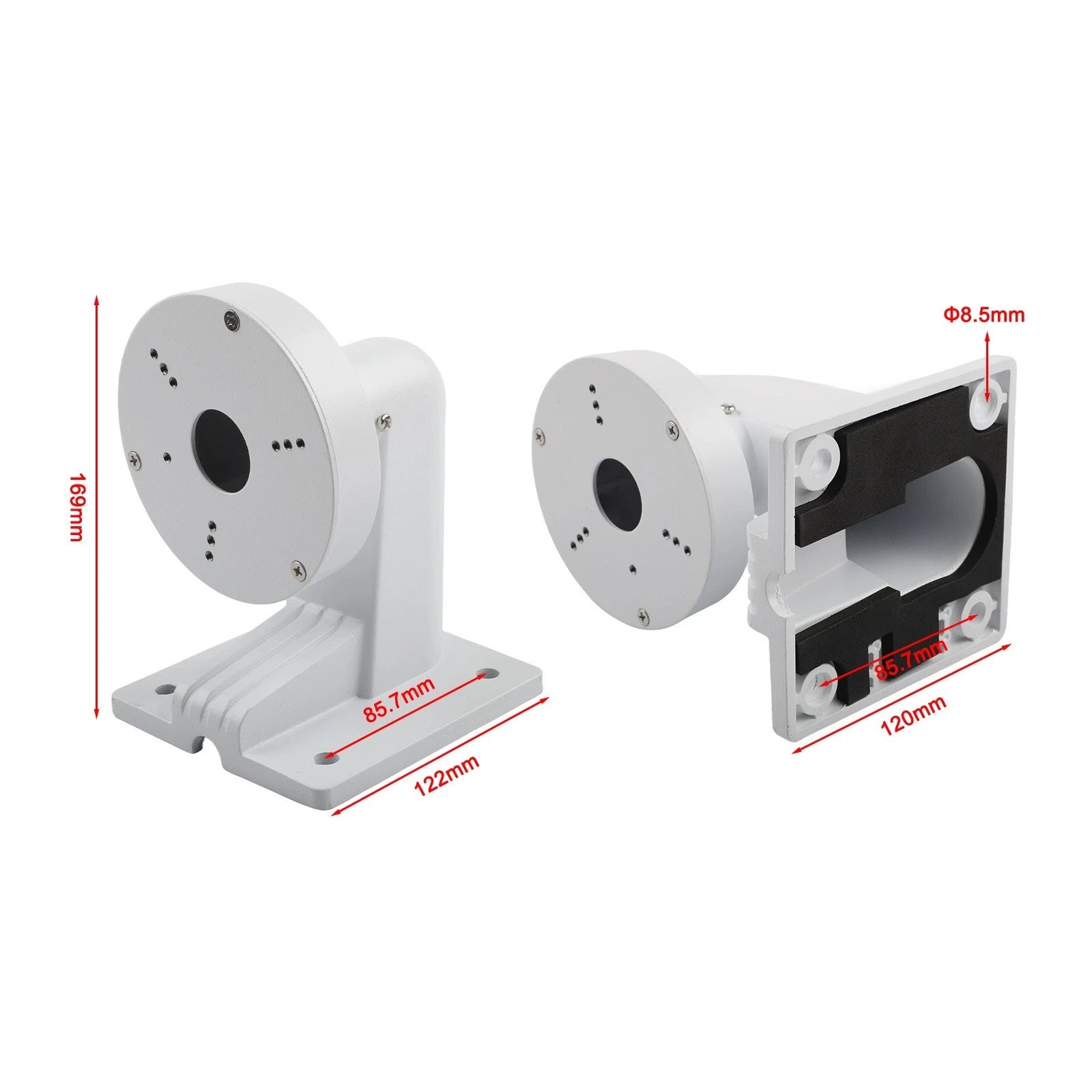 Universal Aluminum Alloy Wall Mount Bracket for Dome CCTV Cameras | Compatible with ANNKE & Other Brands