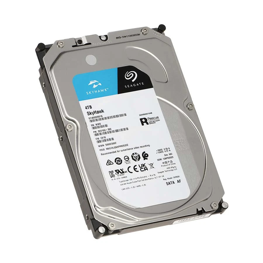 Seagate SkyHawk 4TB Internal Hard Drive, SATA III, 256MB Cache, Suitable for NVR/DVR Systems